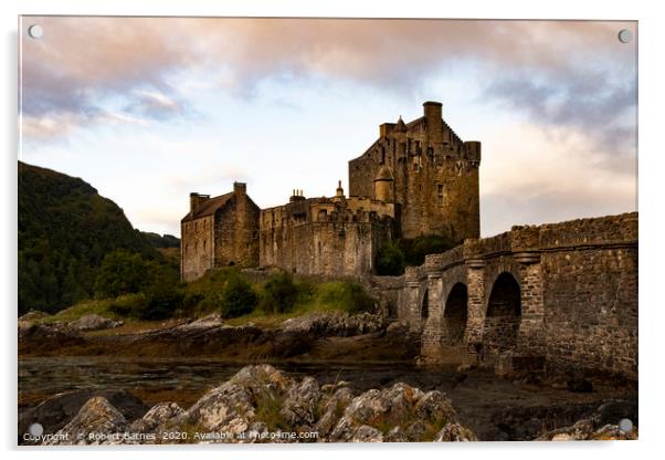 Eilean Donan Castle Acrylic by Lrd Robert Barnes