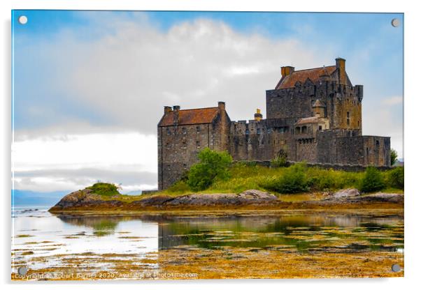Eilean Donnan Castle Acrylic by Lrd Robert Barnes