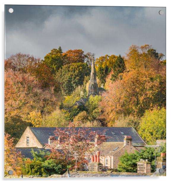 Holy Trinity Church, Startforth, Teesdale from The Demesnes, Barnard Castle Acrylic by Richard Laidler