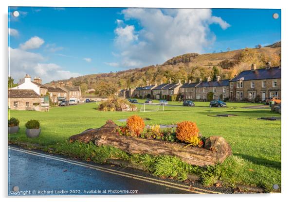 West Burton Village, Wensleydale, Yorkshire Dales Acrylic by Richard Laidler