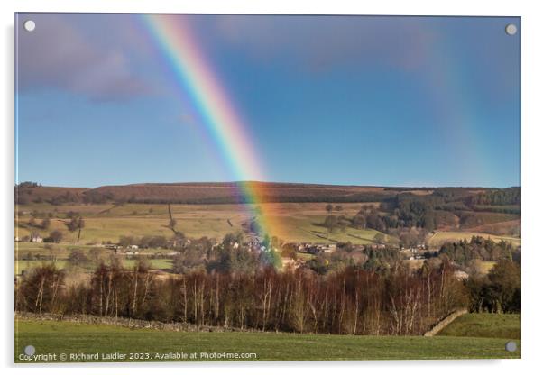 Eggleston Double Rainbow Acrylic by Richard Laidler