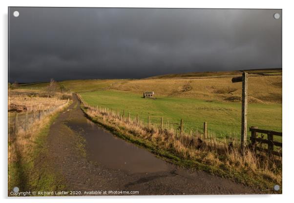 Storm Track Acrylic by Richard Laidler