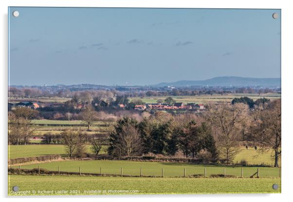 Eppleby, North Yorkshire from Foxberry Farm Acrylic by Richard Laidler