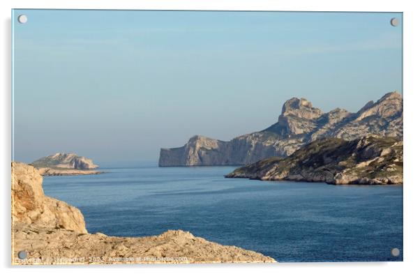 Coastal landscape at the Côte d'Azur Acrylic by Lensw0rld 