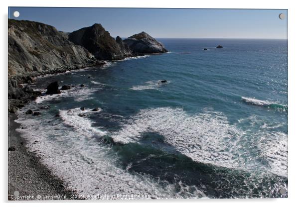 Coastal view - Big Sur, California Acrylic by Lensw0rld 