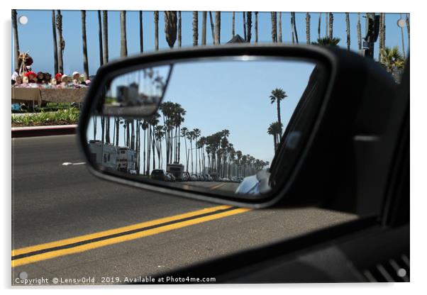 Roadtrip through California Acrylic by Lensw0rld 