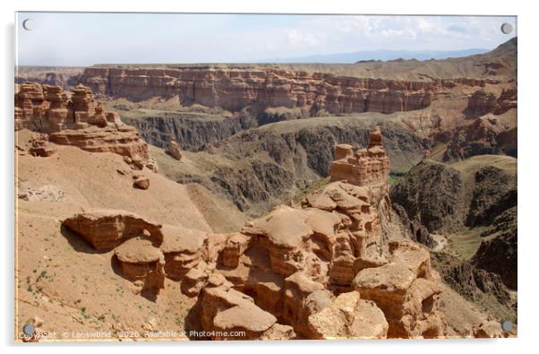 Charyn Canyon in Kazakhstan Acrylic by Lensw0rld 