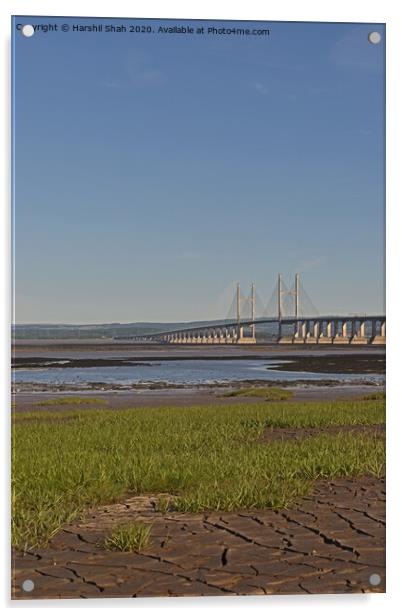 Second Severn Crossing Acrylic by Harshil Shah
