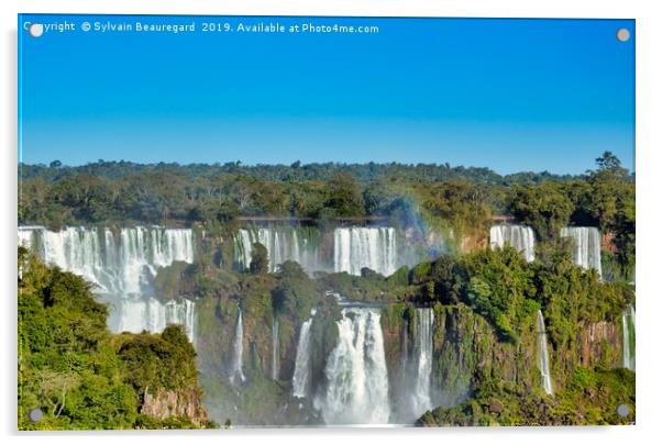 Iguazu Falls Acrylic by Sylvain Beauregard