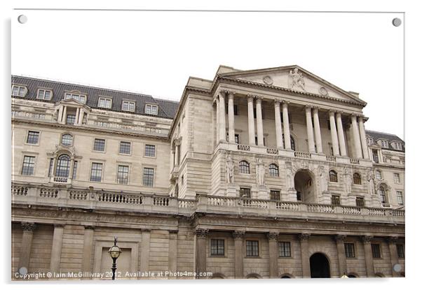 Bank of England Acrylic by Iain McGillivray