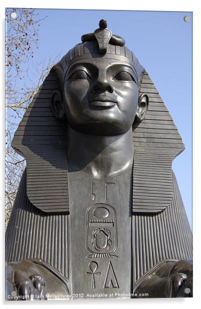 Sphinx Statue Acrylic by Iain McGillivray