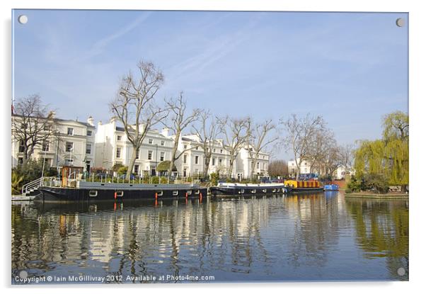 Little Venice Acrylic by Iain McGillivray