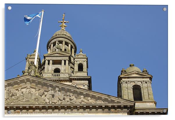 City Chambers Acrylic by Iain McGillivray