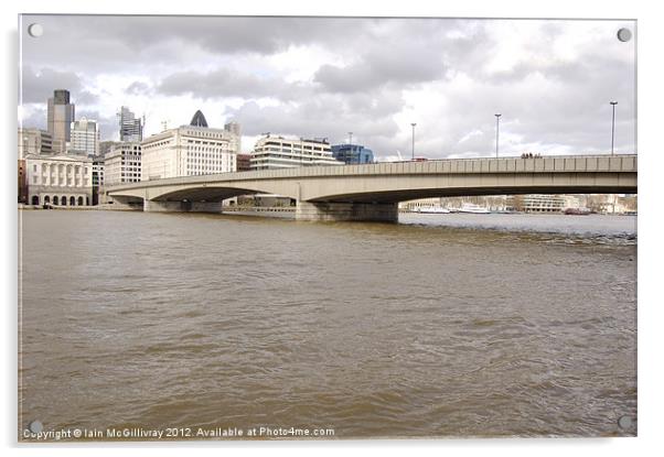 London Bridge Acrylic by Iain McGillivray