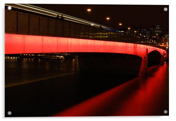 London Bridge 09 Acrylic by Iain McGillivray