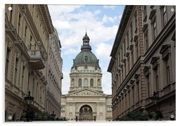 Saint Stephen's Basilica Budapest Hungary Acrylic by goce risteski