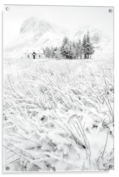The Winter Cot Acrylic by Sylvan Buckley