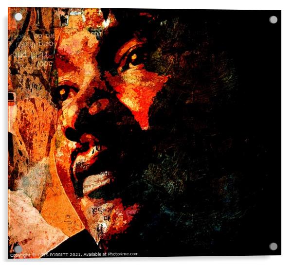 MLK JR 2 Acrylic by OTIS PORRITT