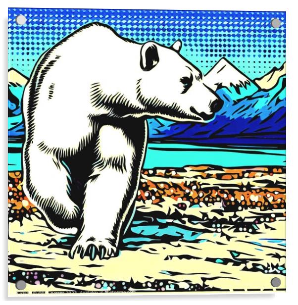POLAR BEAR 20 Acrylic by OTIS PORRITT
