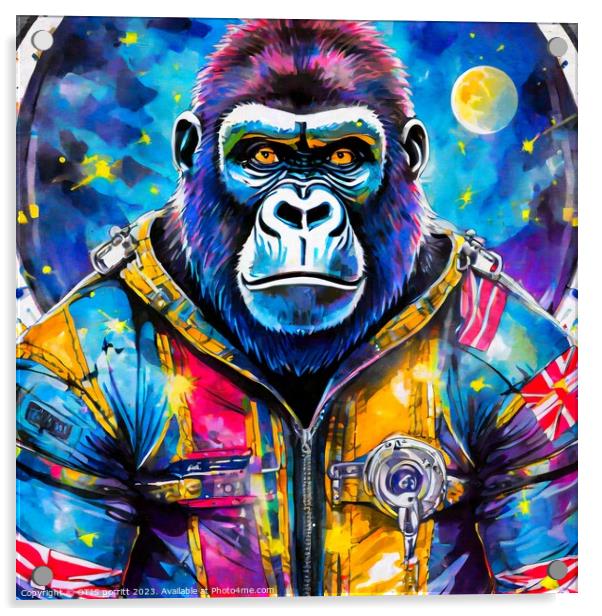 SPACE GORILLA 2 Acrylic by OTIS PORRITT