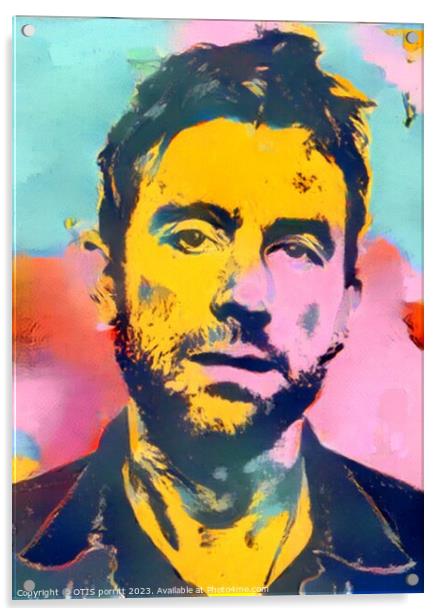 DAMON ALBARN 2 Acrylic by OTIS PORRITT