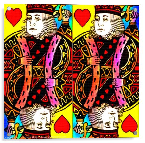 KING OF HEARTS Acrylic by OTIS PORRITT