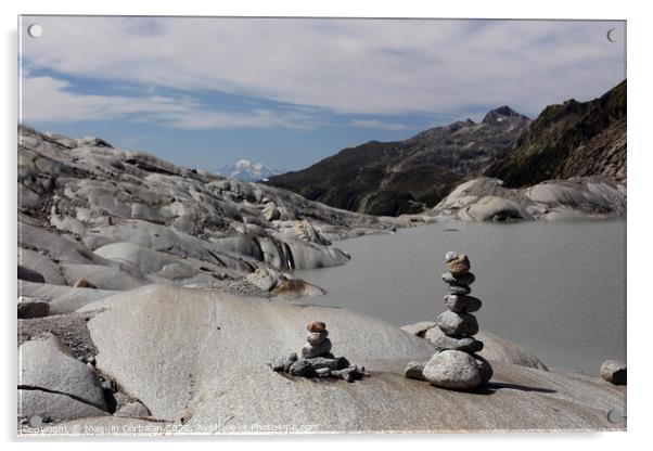 Outdoor stonerock Acrylic by Joaquin Corbalan