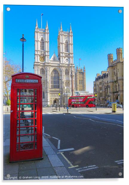Westminster Abbey  Acrylic by Graham Long
