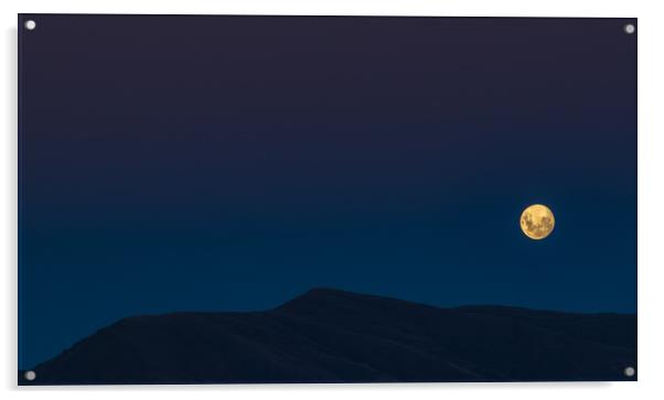 Coronet Peak Moonrise  Acrylic by Renato Junior
