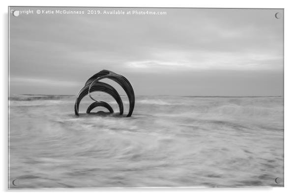 Marys Shell, Cleveleys Acrylic by Katie McGuinness