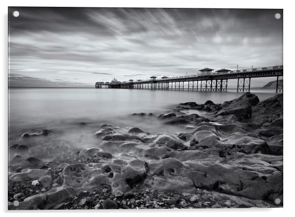 Llandudno Pier at Low tide Acrylic by Stephen Conway