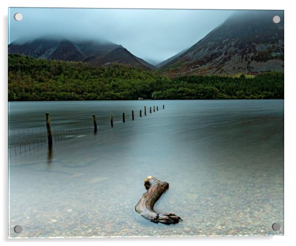 Crummock Water at Dawn Acrylic by Robbie Spencer