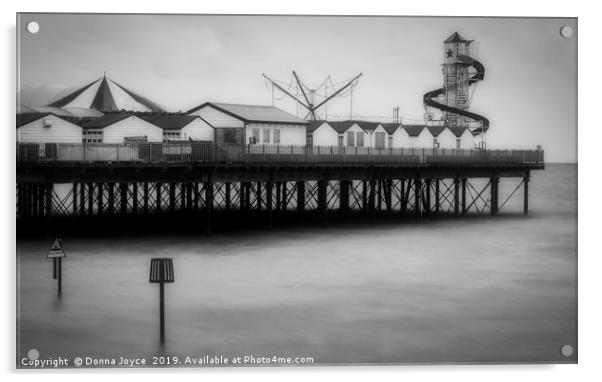 Pier at Herne Bay Acrylic by Donna Joyce