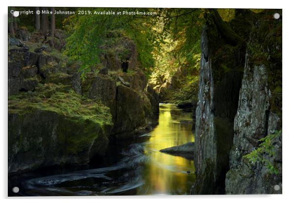 Rocks of Solitude Acrylic by Mike Johnston