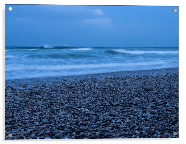 Dawn at Fistral beach South  Acrylic by Tony Twyman