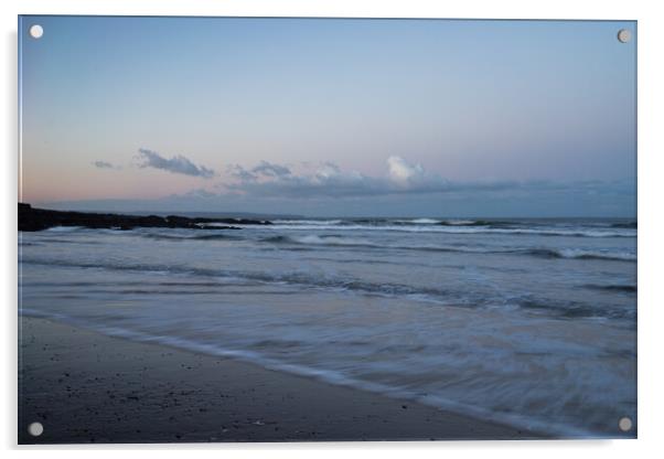 Dawn at Croyde Bay  Acrylic by Tony Twyman