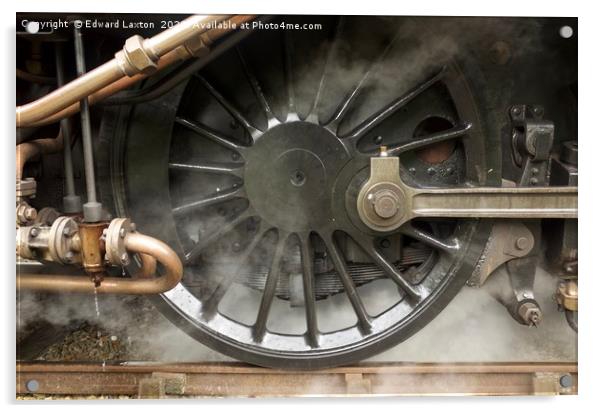 Locomotive 80078 "Standard 4" Rear Drive Wheel Acrylic by Edward Laxton