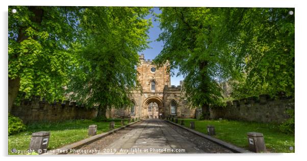 Durham Castle Acrylic by Tyne Tees Photography
