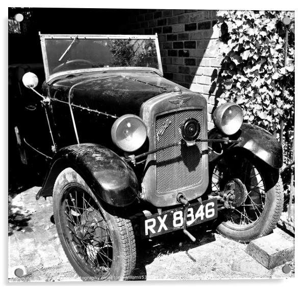 1931 Austin  vintage British car Acrylic by Tony Williams. Photography email tony-williams53@sky.com