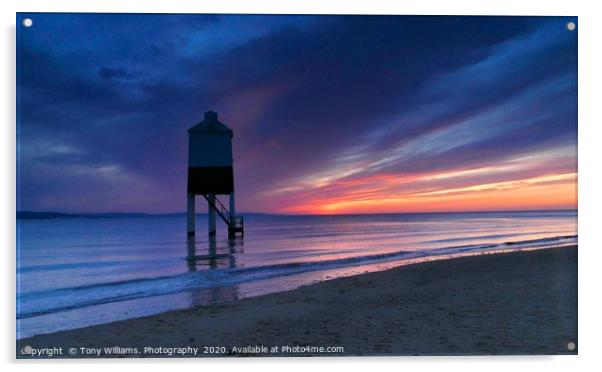 Burnham on Sea Acrylic by Tony Williams. Photography email tony-williams53@sky.com