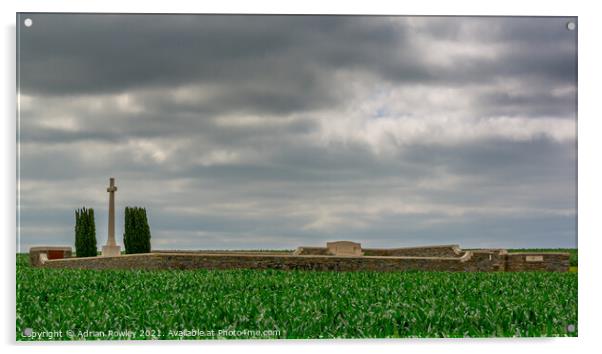 The Somme Acrylic by Adrian Rowley