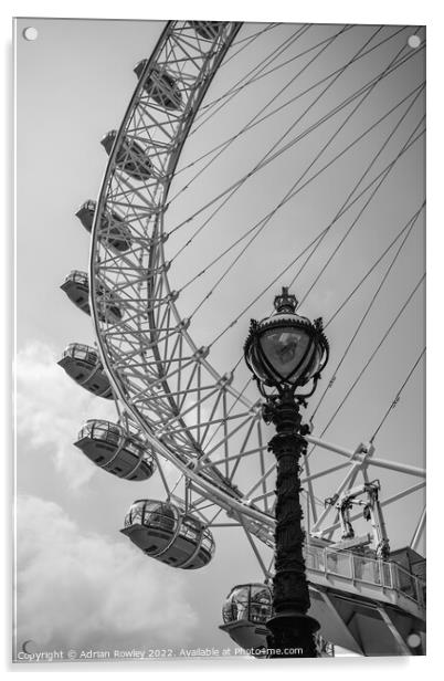 Majestic London Eye Acrylic by Adrian Rowley