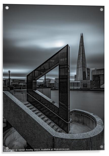 Majestic View of The Shard Acrylic by Adrian Rowley
