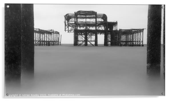 West Pier, Brighton Acrylic by Adrian Rowley