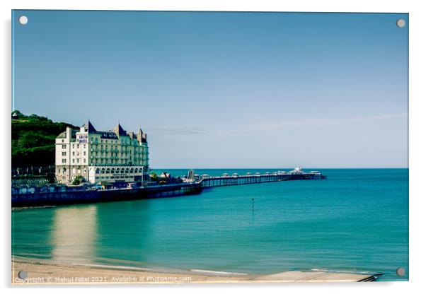 Llandudno Pier, Llandudno, Conwy, Wales, UK Acrylic by Mehul Patel