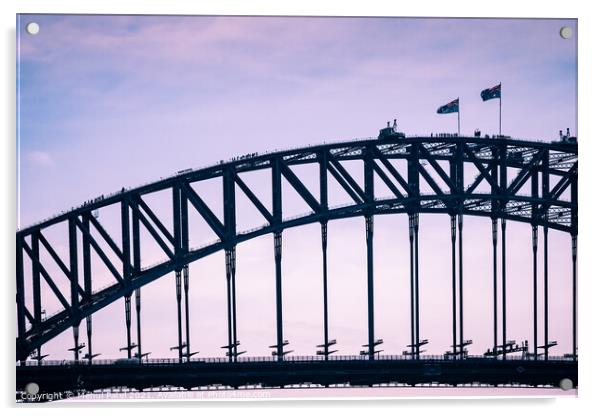 Sydney Harbour Bridge, Sydney, New South Wales, Australia Acrylic by Mehul Patel