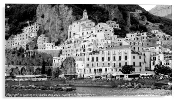 Amalfi Coast - Italy Acrylic by Alessandro Ricardo Uva