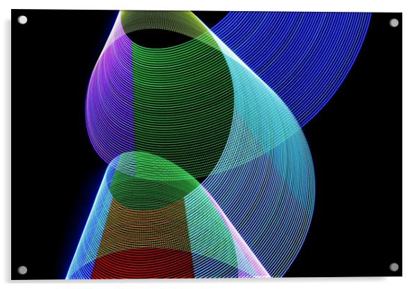 Swirl of Colour Acrylic by Brenda Belcher