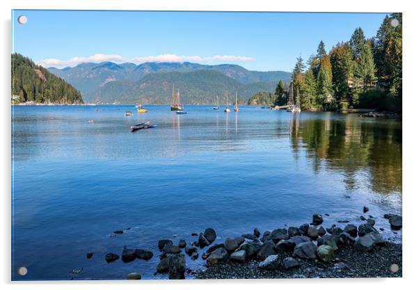 Deep Cove, British Columbia, Canada Acrylic by Brenda Belcher