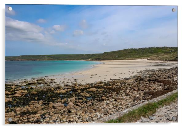 Sennen Cove, Cornwall Acrylic by Brenda Belcher